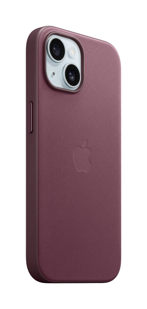 Apple Finewoven Case Backcover per cellulare Apple iPhone 15 Mulberry Carica induttiva, Anti urti MT3E3ZM/A