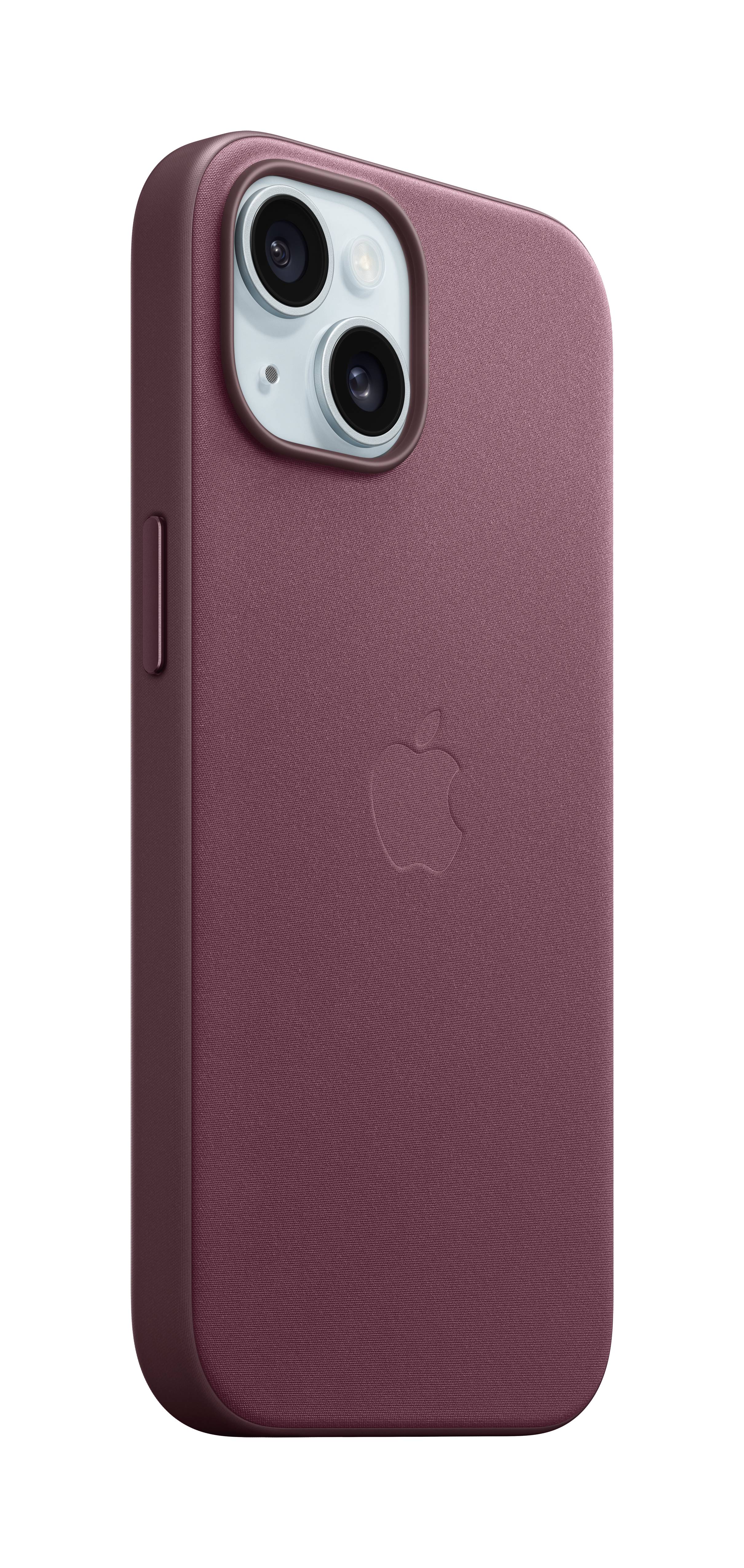 Apple Finewoven Case Backcover per cellulare Apple iPhone 15 Mulberry Carica induttiva, Anti urti MT3E3ZM/A-0