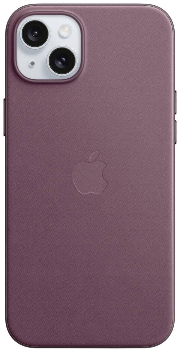 Apple Finewoven Case Backcover per cellulare Apple iPhone 15 Plus Mulberry Carica induttiva, Anti urti MT4A3ZM/A