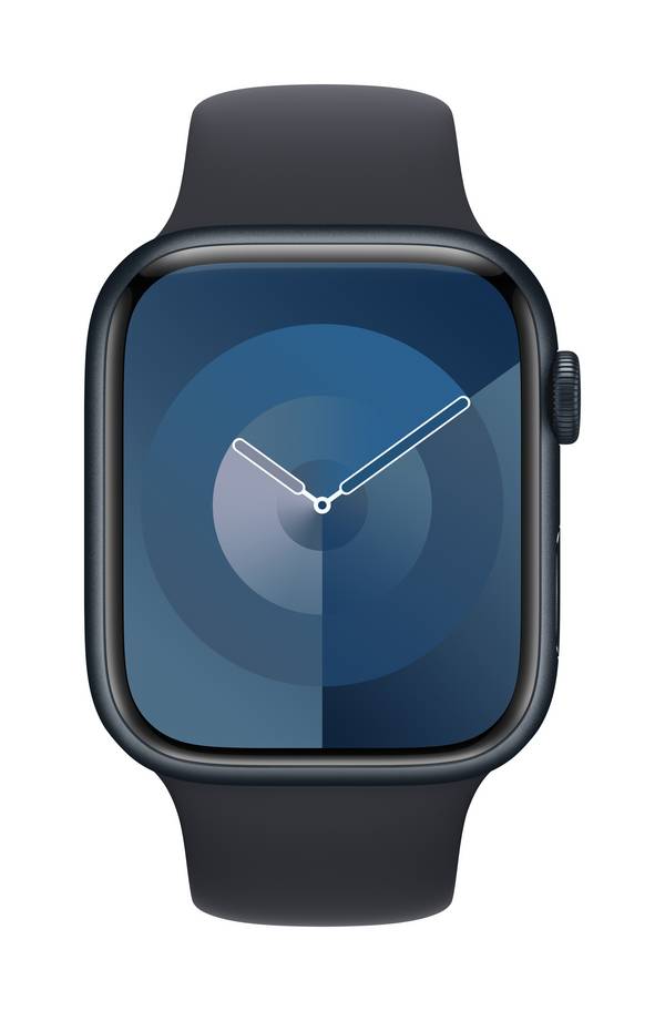 Apple Watch Series 9 GPS + Cellular 45 mm Cassa in alluminio Cinturino sport Midnight M/L