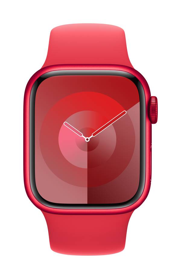 Apple Watch Series 9 GPS + Cellular 41 mm Cassa in alluminio Cinturino sport (PRODUCT) RED™ M/L