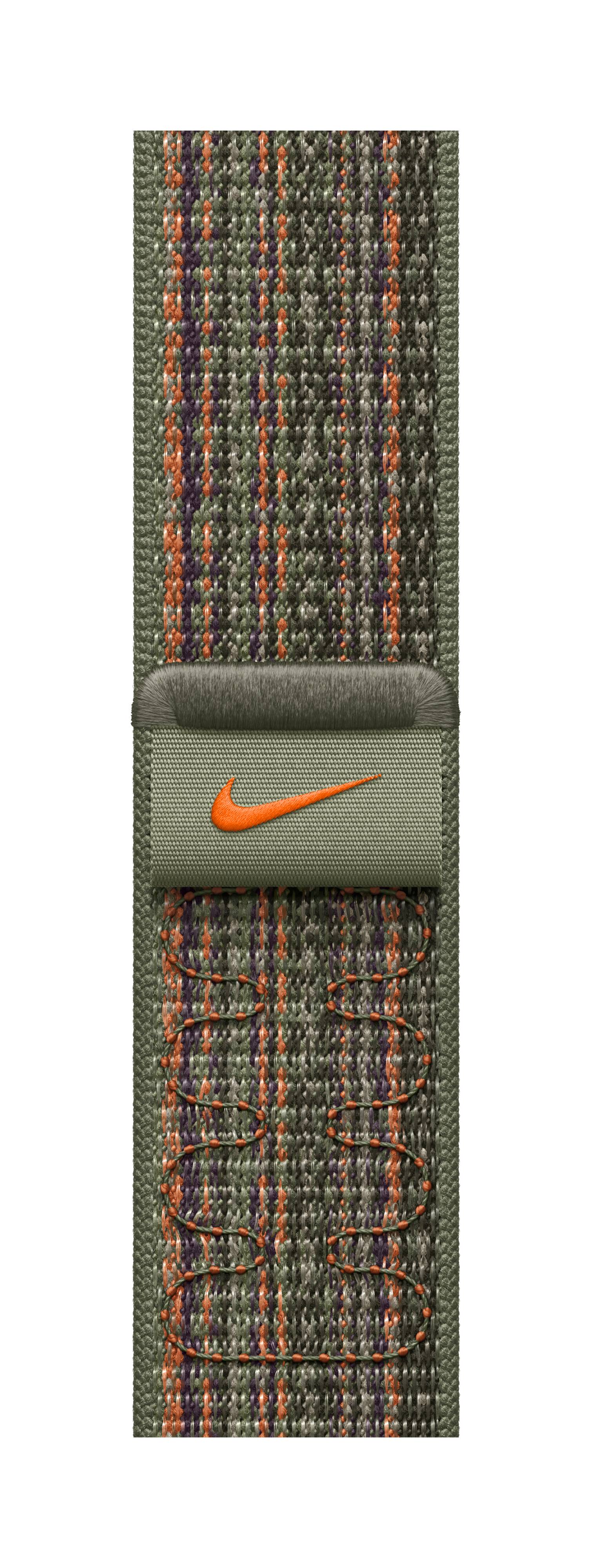 Apple Nike Sport Loop Cinturino sport 38 mm, 40 mm Sequoia, Arancione Watch Series 1, Watch Series 2, Watch Series 3, Wa-1