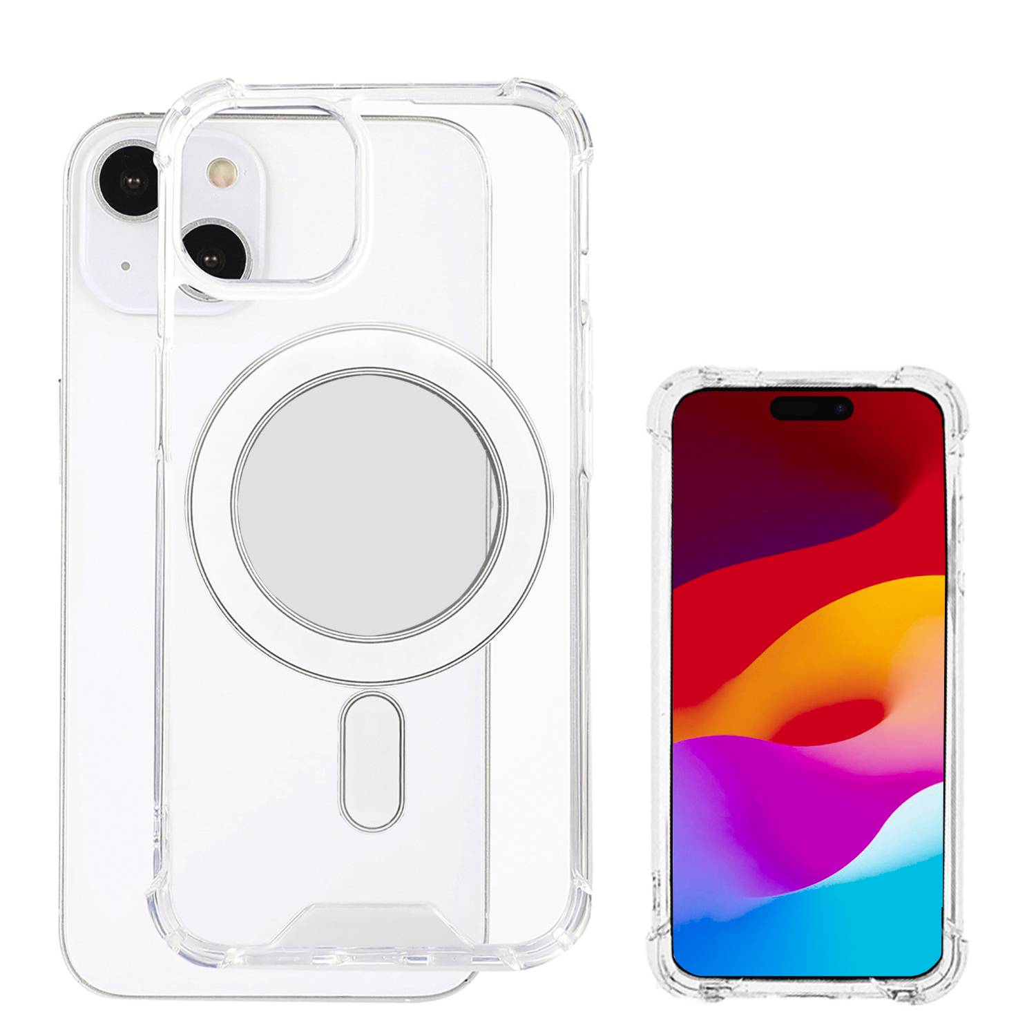4smarts Ibiza Cover a guscio Apple iPhone 15 Pro Max 17 cm (6.7") Trasparente TPU PC MIL-STD-810G:2019 516.6 540590-0