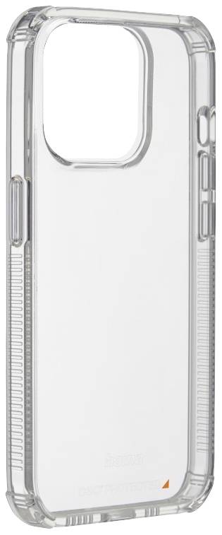 Cover trasparente per cellulare con angoli rinforzati e lati strutturati per una presa migliore. Design essenziale, offre protezione e stile.
