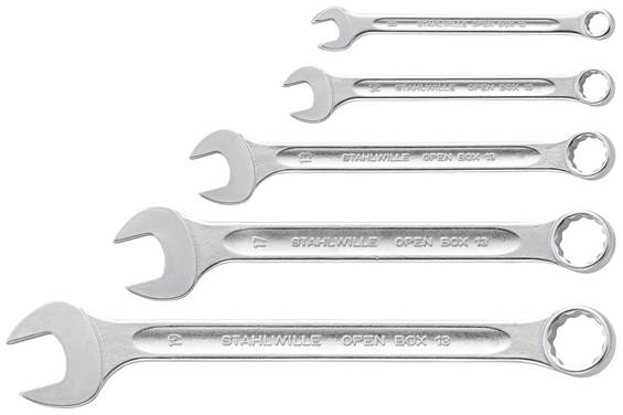 Stahlwille 96400809 13/5 Kit chiavi combinate 5 parti Misura (metrica) 8 - 19 mm