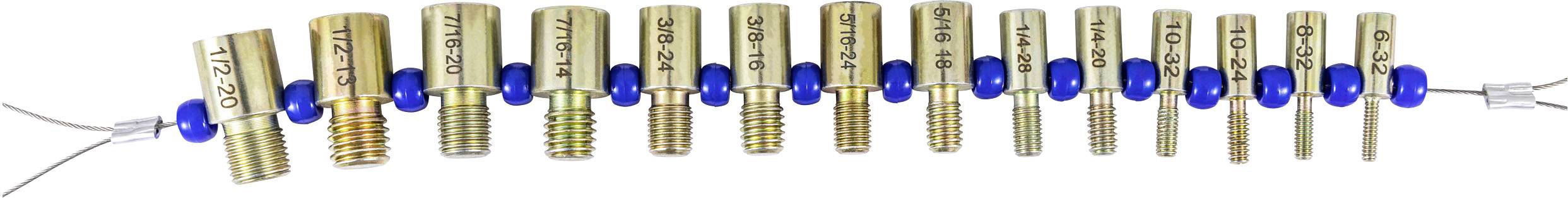 Una serie di spine cilindriche e molle che rappresentano le diverse profondità di taglio nel meccanismo del cilindro della serratura.