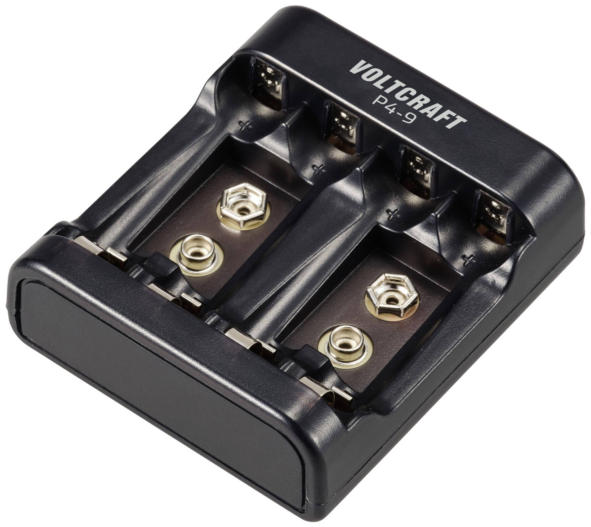 Caricabatterie adatto per quattro batterie ricaricabili.
