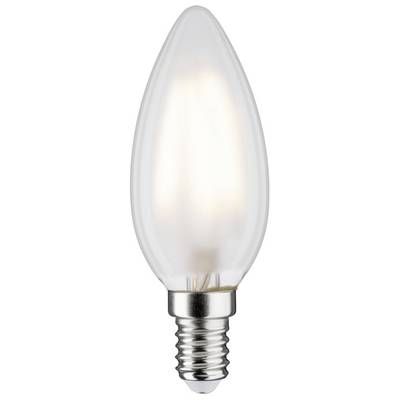 Una lampadina a forma di candela con attacco a vite, adatta per illuminazione decorativa in lampadari classici.