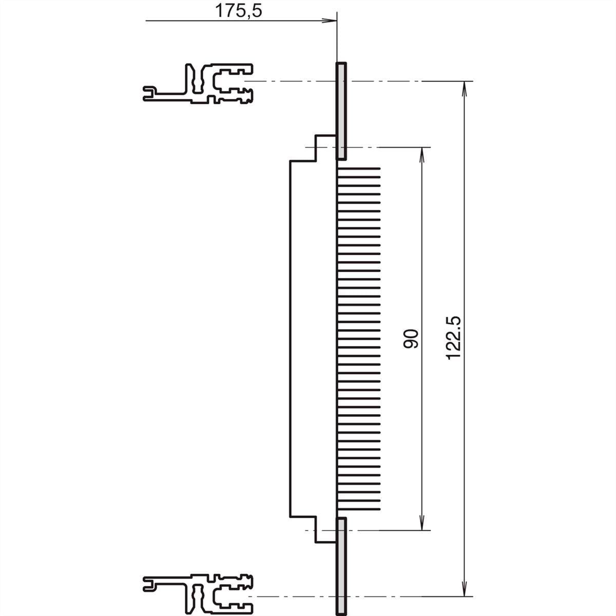 nVent SCHROFF 20822049 19 pollici Guida per armadio rack