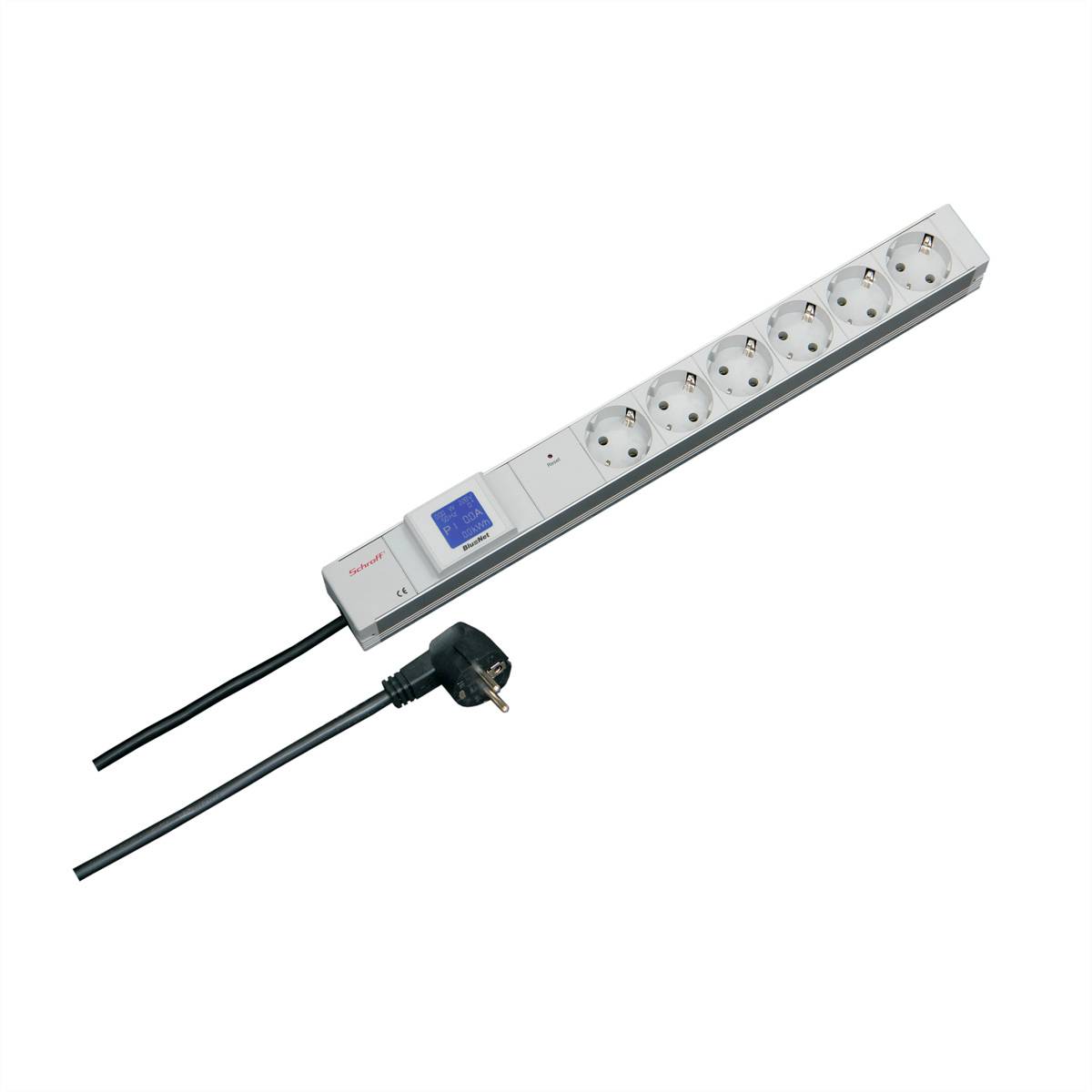 nVent SCHROFF 60110294 19 pollici Multipresa per armadio rack Presa schuko Grigio