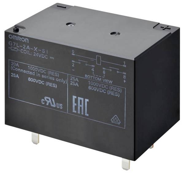 Omron G7L-2A-X-SI-DC12 Relè per PCB 12 V/DC 30 A 2 NA 1 pz. Tray