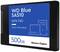 SSD SATA Western Digital 'WD Blue SA510' da 500GB, raffigurato in nero con etichettatura blu.