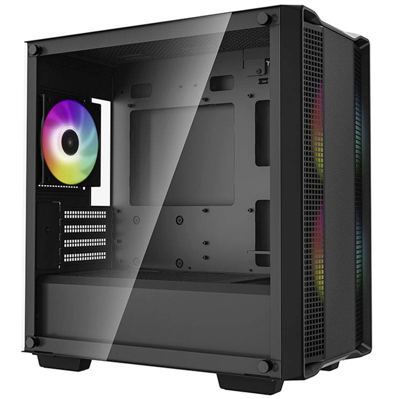 DeepCool CC360 ARGB Mini Tower Nero (DeepCool CC360 ARGB, Black, Mini Tower Chas-2