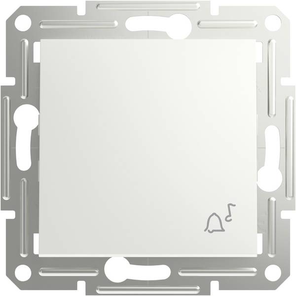 Schneider Electric   Pulsante icona campanello Asfora Bianco (RAL 9003) EPH0870121D 1 pz.