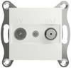 Schneider Electric Presa passante TV-SAT Asfora Bianco (RAL 9003) EPH3470321D 1 pz.