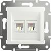 Schneider Electric Presa telefonica RJ11 Asfora Bianco (RAL 9003) EPH4270121D 1 pz.