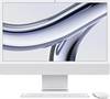Apple iMac 24 Retina 4.5K (M3, 2023) 61 cm (24 pollici) Argento 8 GB RAM 256 GB SSD 8-Core CPU M3 Chip (10 core GPU) MQRJ3D/A