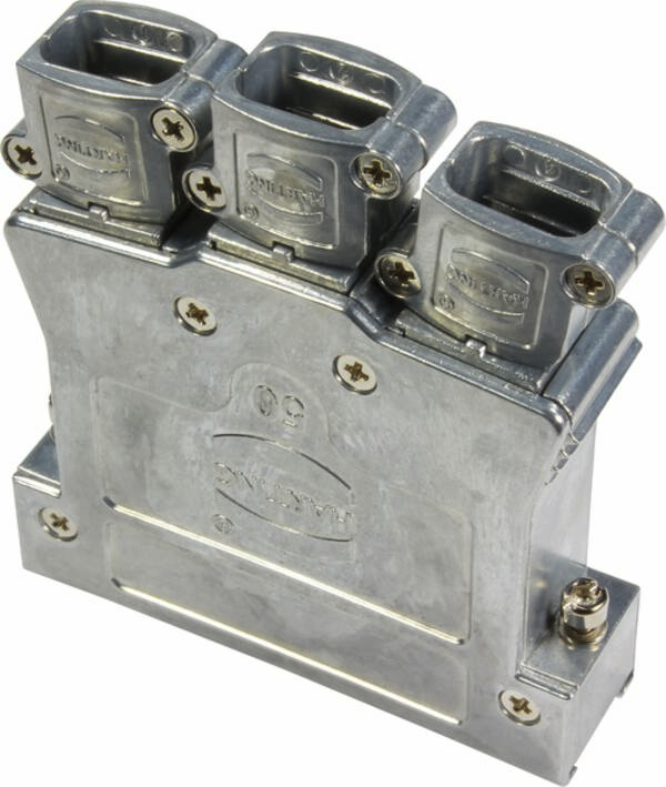 HARTING 61 03 001 0119 010 61030010119010 Alloggiamento guscio Numero Poli (num): 5 Colata di zinco   1 pz. Pezzo