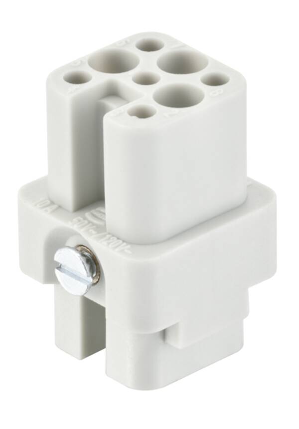 HARTING 09210073101 Inserto maschio Han® D 7 + PE A crimpare 1 pz. Pezzo