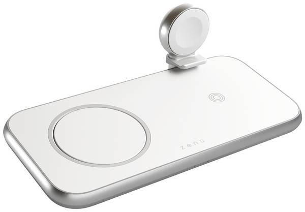 ZENS ZEDC17W/00 Caricabatterie per dispositivi mobili Argento, Bianco Interno (ZENS Alum. 4-1 W Charger [Magsafe])