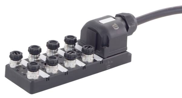 HARTING 09 07 000 2220 0 090700022200 Scatola sensore attuatore passiva Distributore multipolare 1 pz. Pezzo