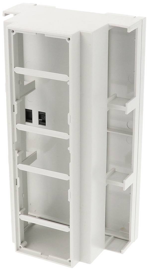 Hammond Electronics 1597DIN9MDH53 Contenitore da guida DIN aperta 90 x 58 x 160  PPO Grigio luminescente 1 pz.