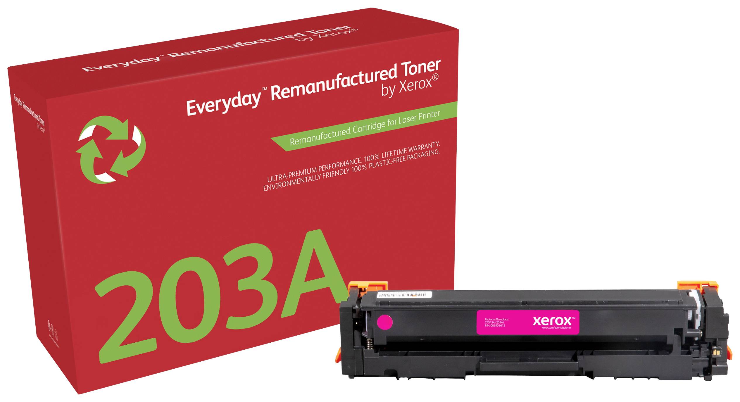 Xerox Toner sostituisce HP 203A (CF543A) Compatibile Magenta 1300 pagine Everyday™ Remanufactured 006 R 03615