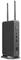 Un mini PC nero con due antenne, posizionato verticalmente. Lato anteriore con pulsante di accensione e diversi attacchi USB.