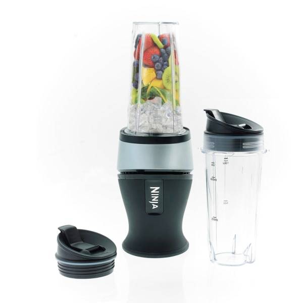 Ninja QB3001EUS Frullatore per Smoothie 700 W Nero, Argento