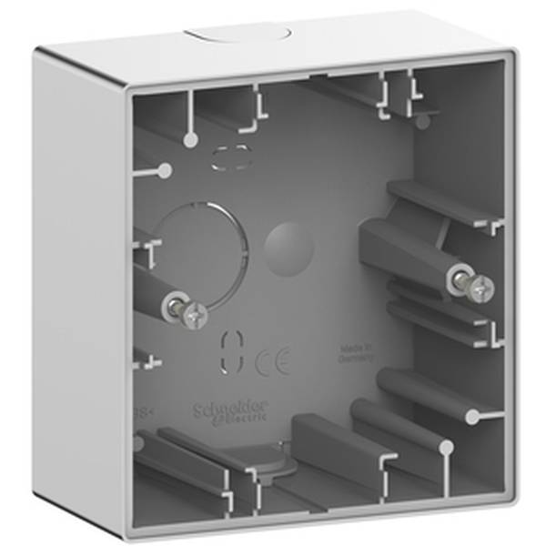 Merten Cassetta a parete System Design acciaio inox MEG4014-6536 1 pz.