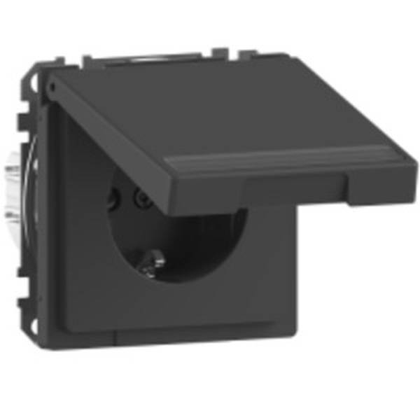 Merten Frutto Presa di corrente con protezione da contatto Antracite MEG2312-6034 1 pz.