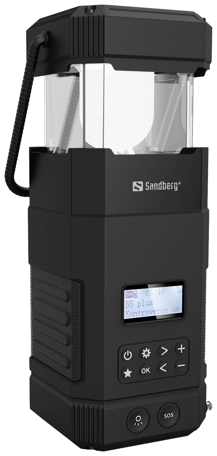 Sandberg Sandberg Survivor Lantern - Powerbank - 10000 mAh - 37 Wh - 2 A (USB) Batteria solare 10000 Litio Multicolore-0