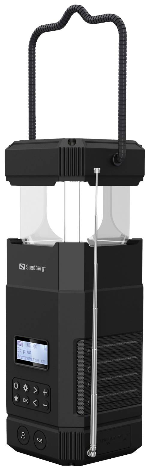 Sandberg Sandberg Survivor Lantern - Powerbank - 10000 mAh - 37 Wh - 2 A (USB) Batteria solare 10000 Litio Multicolore-1