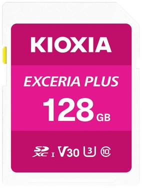 Kioxia EXCERIA PLUS Scheda SDXC  128 GB UHS-I, v30 Video Speed Class