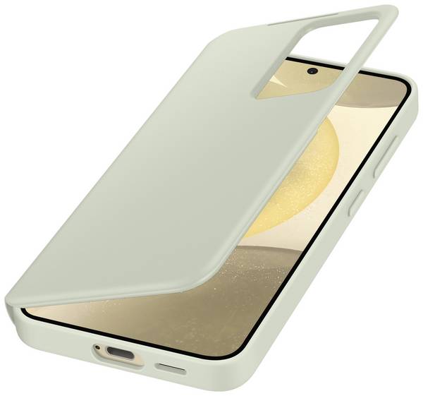 Samsung Smart View Wallet Custodia a libro Booklet Samsung Galaxy S24 Verde chiaro Anti urti EF-ZS921CGEGWW