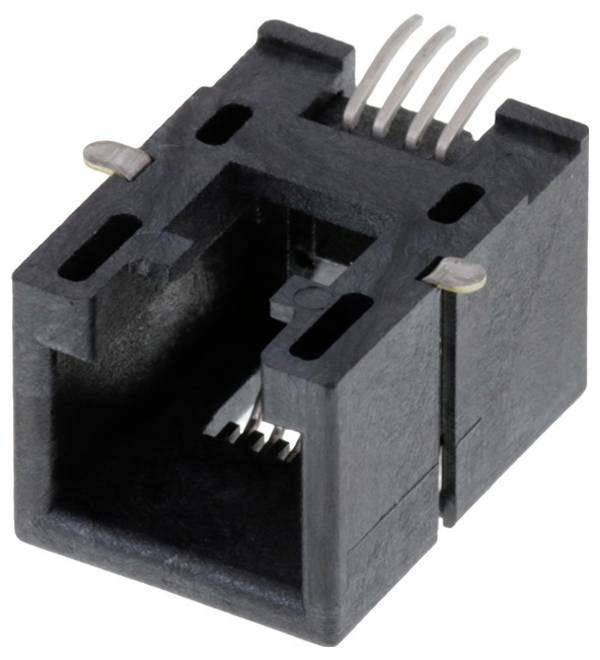 Molex Cat 3 Mod Jack/Plug 855025006 Presa Nero 1 pz.