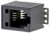 Molex Cat 3 Mod Jack/Plug 855135004 Presa Nero 1 pz.