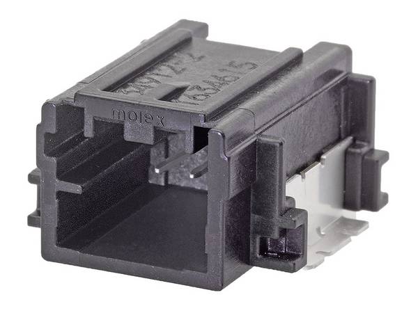 Connettore maschio da incasso (standard) Molex  Totale poli 2  349128020 1 pz. Tape on Full reel