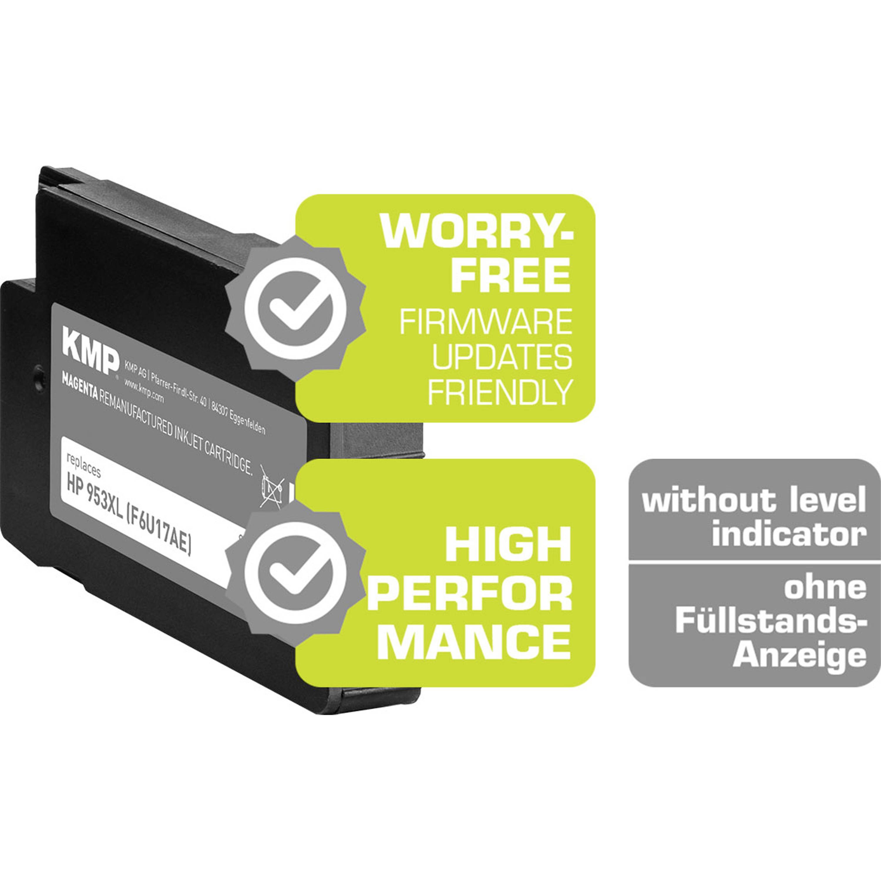 Cartuccia Xvantage Compatibile sostituisce HP 953XL, F6U17AE Magenta KMP - 1748,4086 - 30 ml - 2000 Seiten - 1 Stück(e) -4