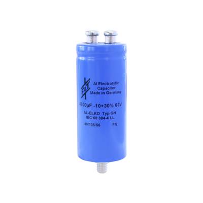 Condensatore elettrolitico FTCAP GHB22216050080 / 1012291   2200 µF 160 V  (Ø x L) 50 mm x 80 mm 1 pz.  connessione a vi