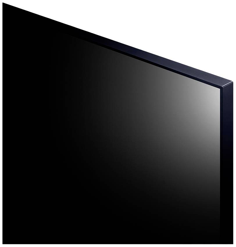 Un monitor piatto con cornice sottile, superficie nera. Non sono visibili immagini o testi.