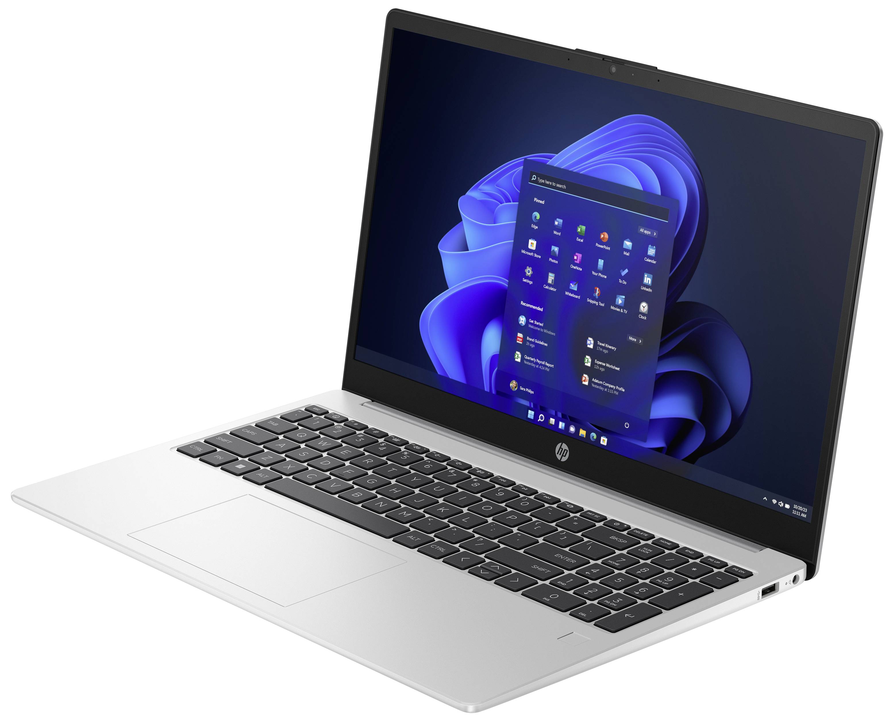 HP Notebook 250 G10 39.6 cm (15.6 pollici) Full HD Intel® Core™ i5 i5-1334U 16 GB RAM 512 GB SSD Tedesco, QWERTZ Argento-1