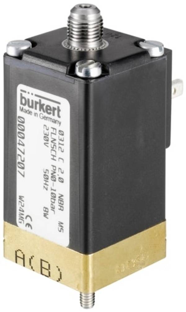 Bürkert Valvola magnetica 124560 0312  flangia Larghezza nom 1.5 mm  1 pz.