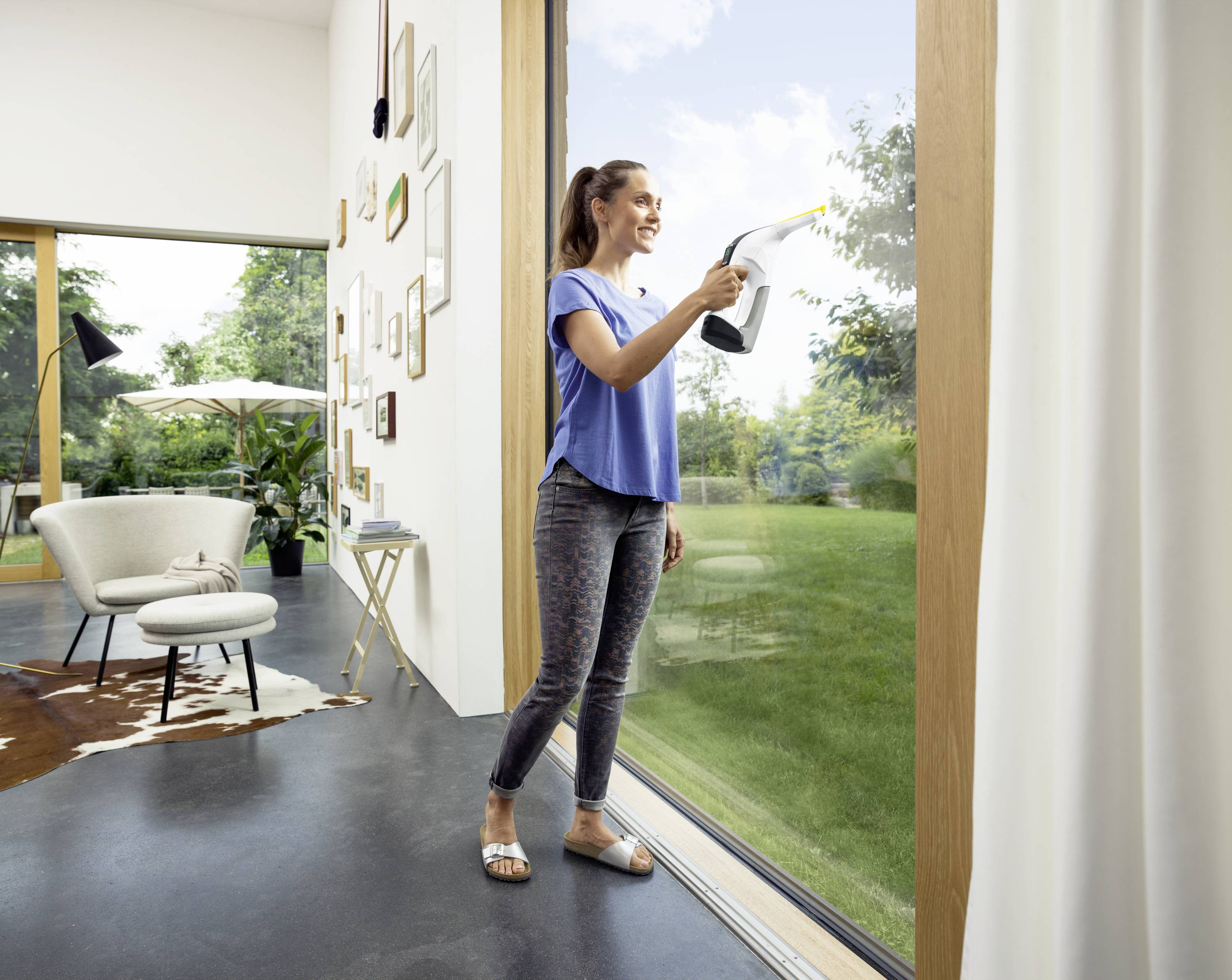 Kärcher Home & Garden WV 6 Plus Lavavetri Bianco, Nero Quantità di batterie ricaricabili incluse 1-8