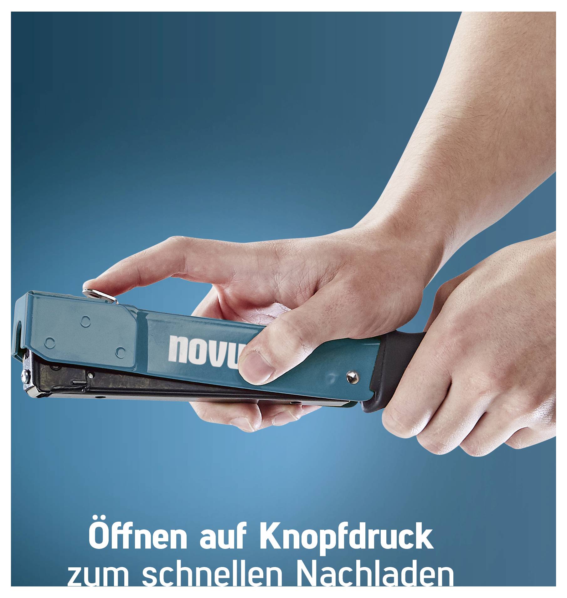 Novus Tools J-033 030-0452 Graffettatrice a martello Tipo graffette tipo 11 Lunghezza graffette 6 - 10 mm-3