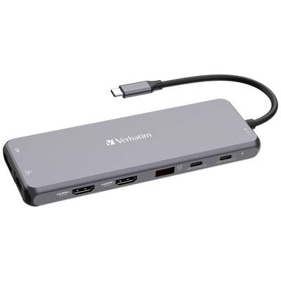 Verbatim USB-C Pro Hub multiporta 13 porte CMH-13 32153 - Hub - 13 porte-0