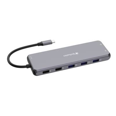 Verbatim USB-C Pro Hub multiporta 13 porte CMH-13 32153 - Hub - 13 porte-4