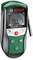 Un endoscopio Bosch UniversalInspect verde con schermo e tasti. Mostra un'immagine della telecamera e ha funzioni di registrazione e illuminazione.