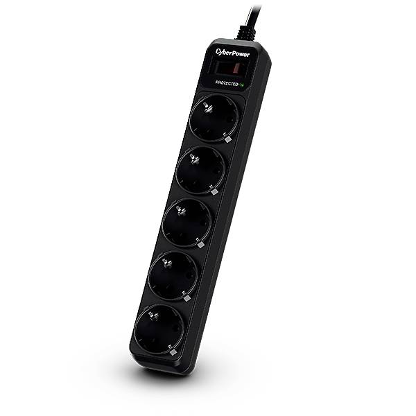 CyberPower B0520SC0-DE Multipresa con protezione da sovratensioni  Nero Schuko 1 pz.
