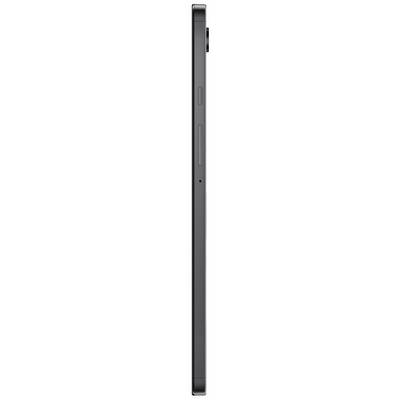 Un dispositivo elettronico nero e sottile visto di lato, con un pulsante visibile e una porta di connessione sul bordo superiore.